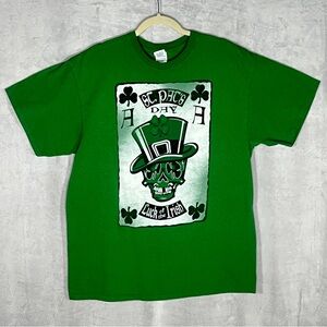 Delta Pro Weight- Green- St. Patrick’s Day Luck of the Irish Graphic T-Shirt- XL